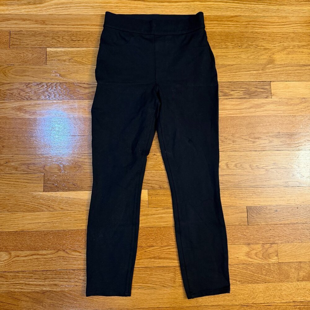SPANX The Perfect Black Pant Skinny Ankle Pull-On Pants in Black - Size Small